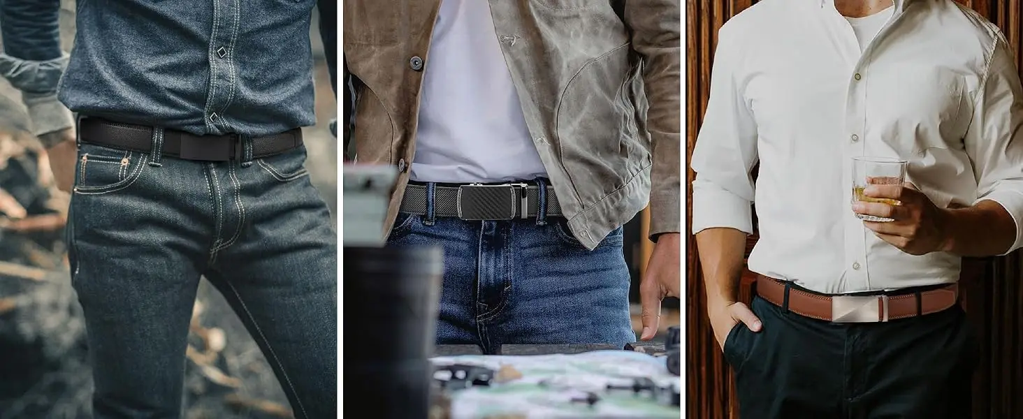 Herren-Gürtel, hochwertige Schnalle, Jeans, Rindsleder, Freizeitgürtel, Business-Denim-Gürtel, Herrenmode-Designer, 2025, neuer Stil – Detail 1