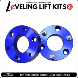 Front Suspension Leveling Lift Up Kits for Mitsubishi Triton L200 2005-2014 Coil Strut Shocks Absorber Spacers Spring Raise