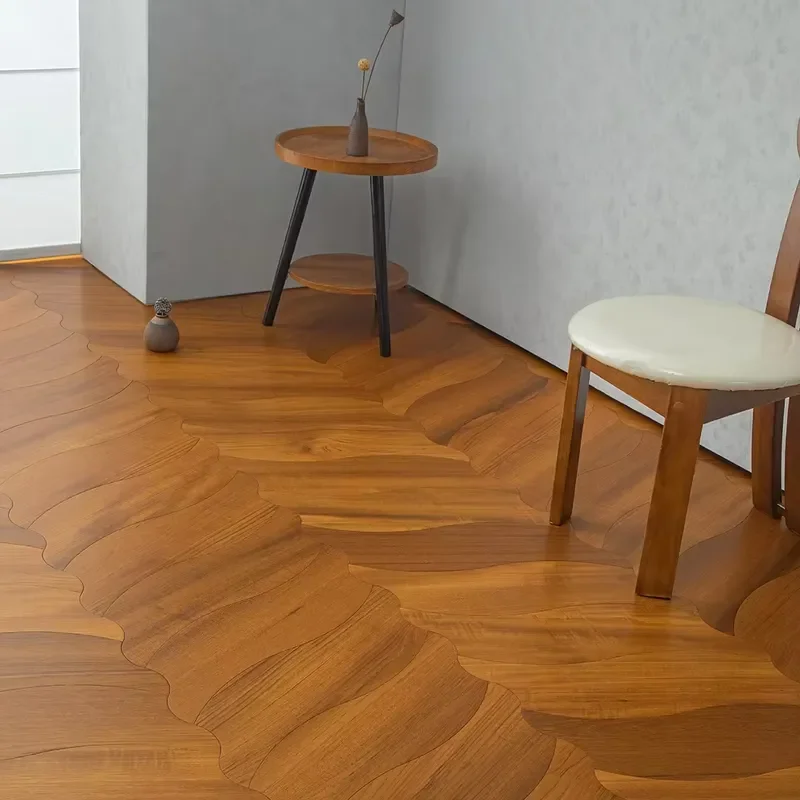 Solid Real Burma Teak Hardwood Flooring Costom Color Genuine Hardwood Solid Wood Flooring Indonesia Teak Wood Flooring