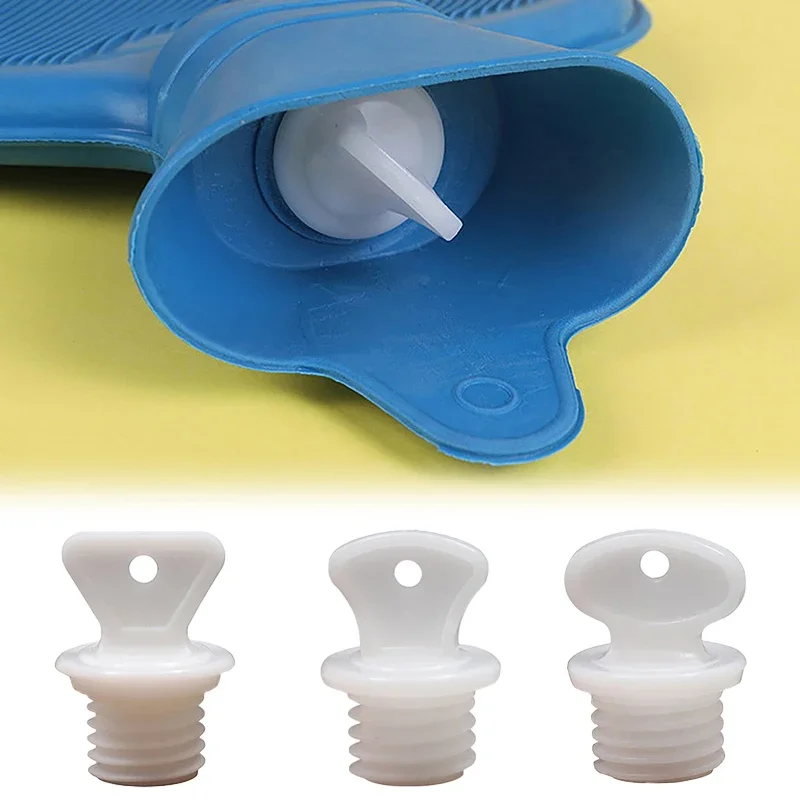 5/1pcs Hot Water Bag Stopper Multi Sizes Plastic Water Plug Hot Water Bottle Replacement Seal Stoppers Leakproof Durable