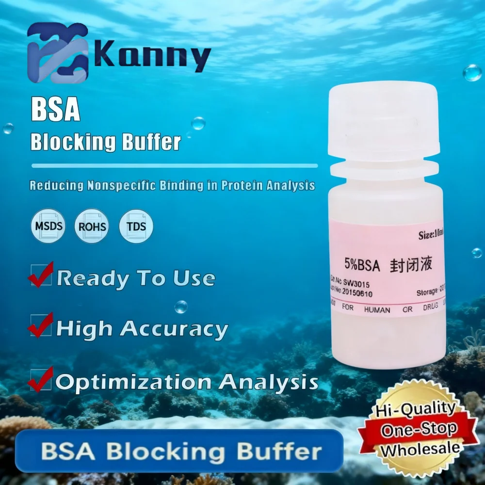 BSA Blocking Buffer 5% BSA for Protein Electrophoresis and Laboratory Research Applications Original Product