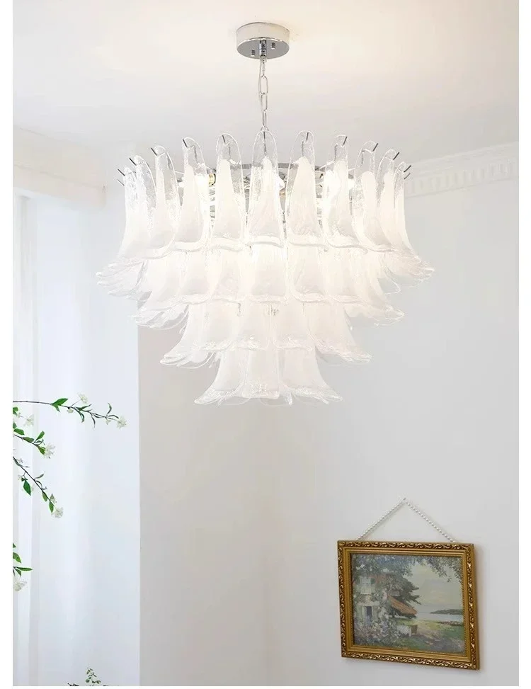 

Modern crystal chandelier, dining room, bedroom, luxurious long crystal chandelier YX780TB