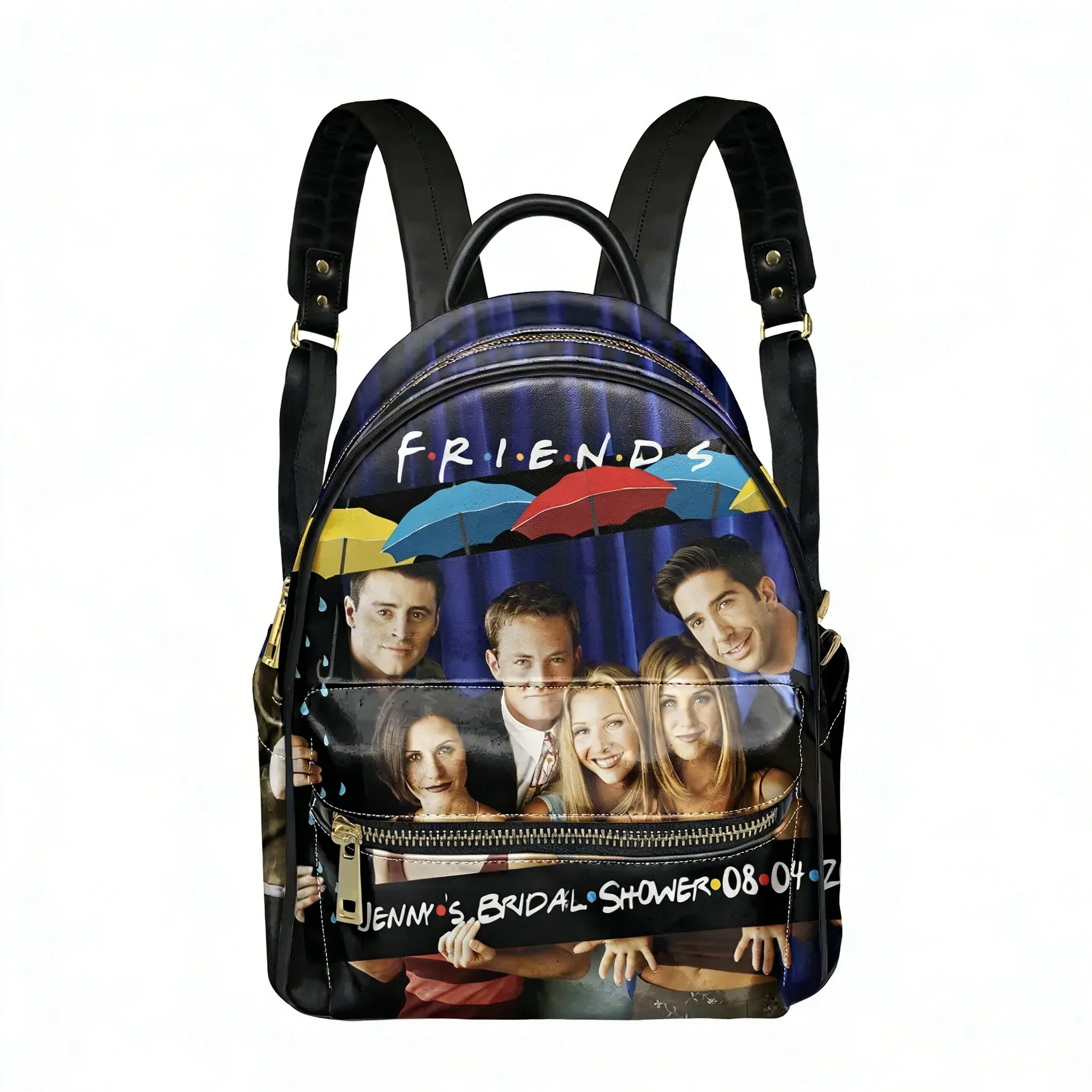 

Friends TV Backpack Womens Men Personalized Double Shoulder Bag Business Travel Bookbag Rucksack Gift Daypack