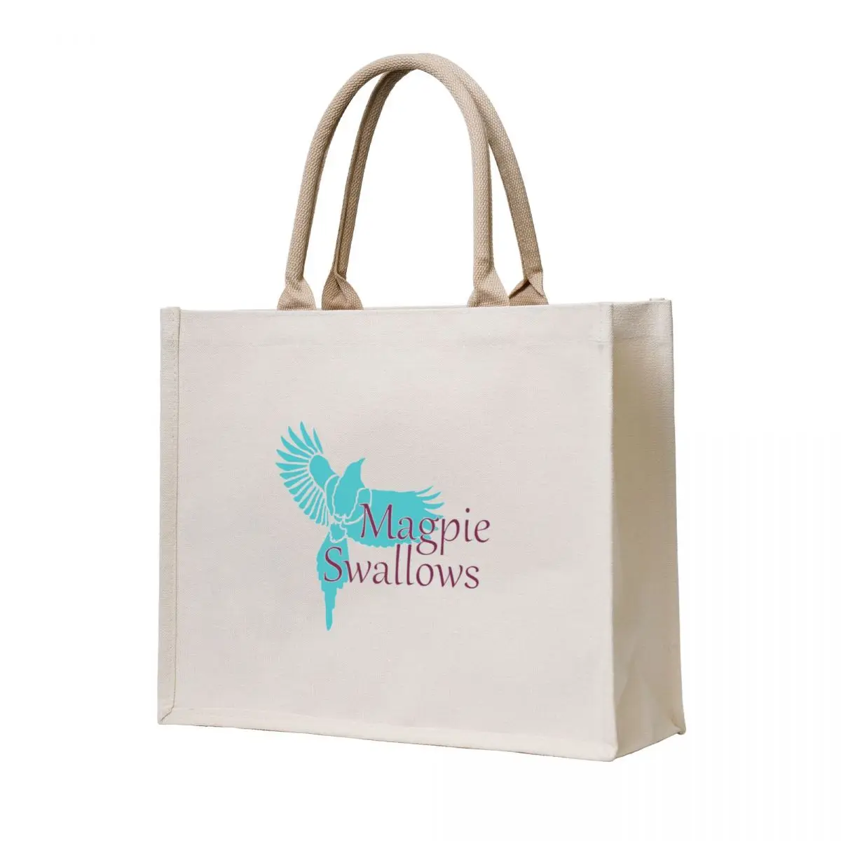 

Logo - Teal Bird Tote Bag reusable shopping bags canvas bags cloth bag woman