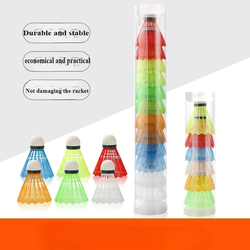 12 Pcs/Set Colorful Shuttlecocks Badminton Foam Balls Leisure Sport Games