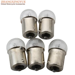 5pc 6V 10W Bulb BA15S G18 White For Motorcycle Scooter Motocross Karting 50cc 125cc 200cc 246510655