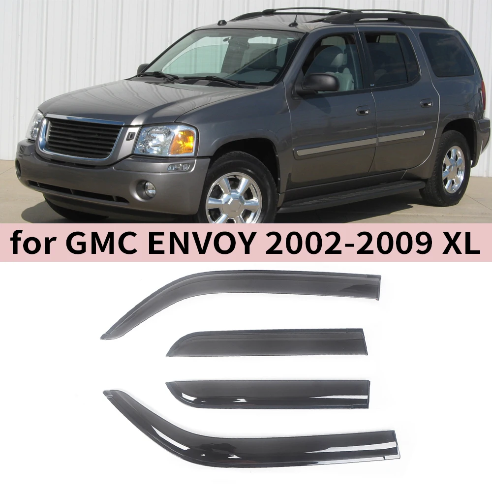 

Оконный козырек для GMC Envoy XL 2002, 2003, 2004, 2005, 2006, 2007, 2008, 2009, ветрозащитные дефлекторы, защита от дождя, дверной козырек, вентиляционные шторы
