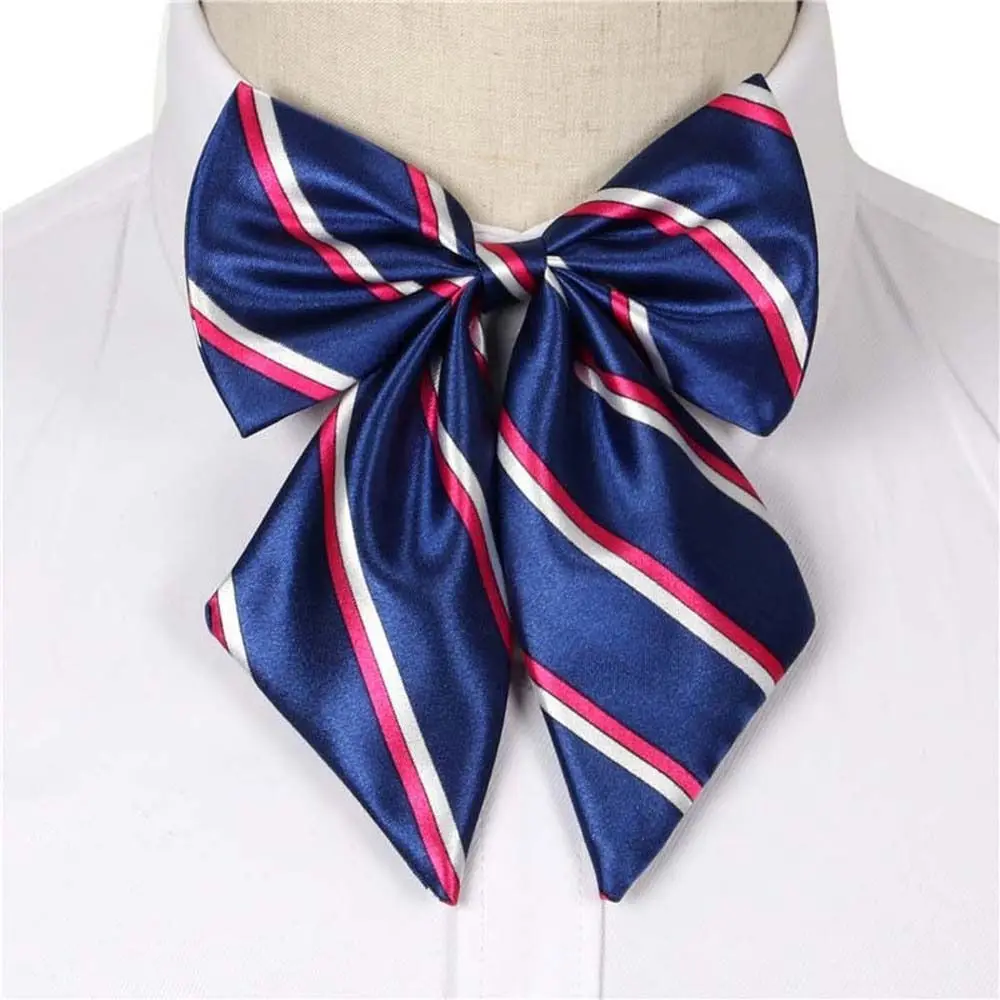 

Stripe Airline Stewardess Necktie Dots Nurse Neck Wear Bowknot Neckties Bank Teller Neck Tie Sailor Suit Bowtie