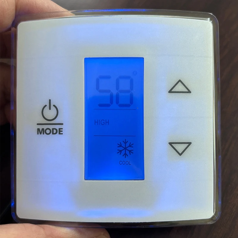 ABKJ-3316250.712 RV Single Zone Wall Thermostat For Dometic RV/Camper Conditioners With Digital Temperature Display,