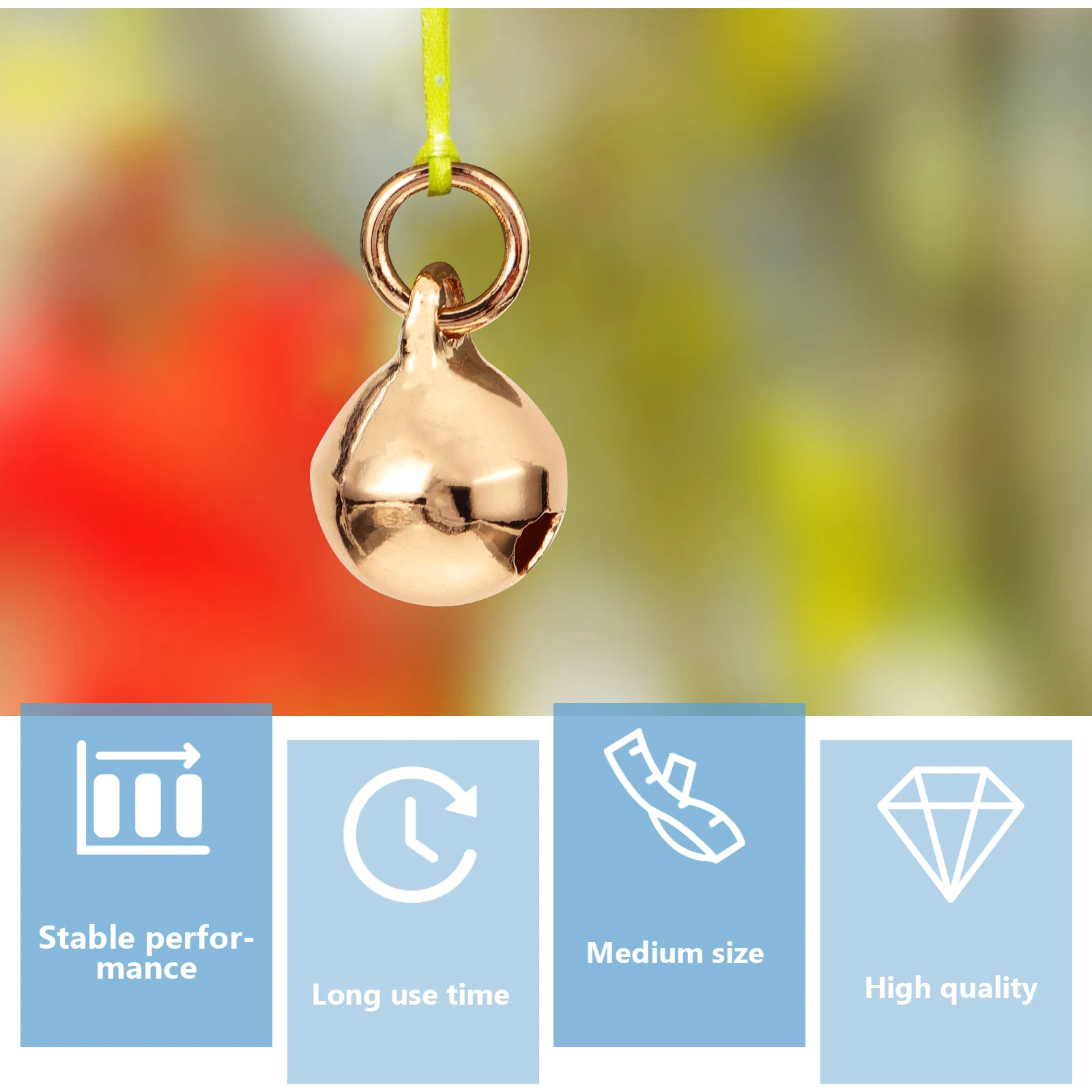 

50 Pcs Bell Hanging Decoration Jingle Bells Bracelets Mini Jewelry Making Kit Charm Diy Necklace