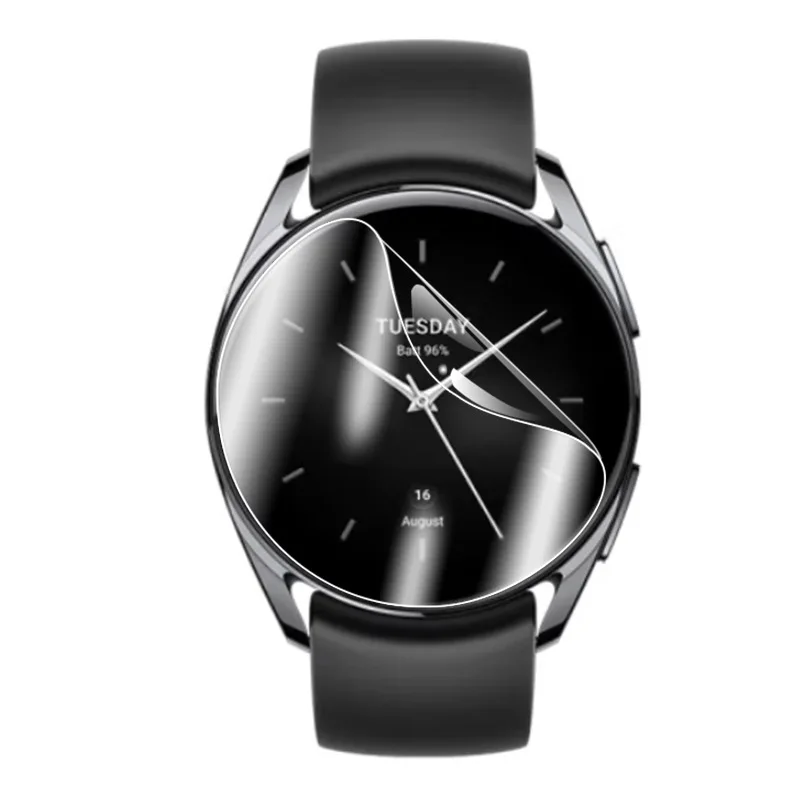 Гидрогелевая защитная пленка из ТПУ для умных часов Xiaomi Watch S2 42 мм/46 мм, Прозрачная мягкая защитная пленка HD, 10 шт.