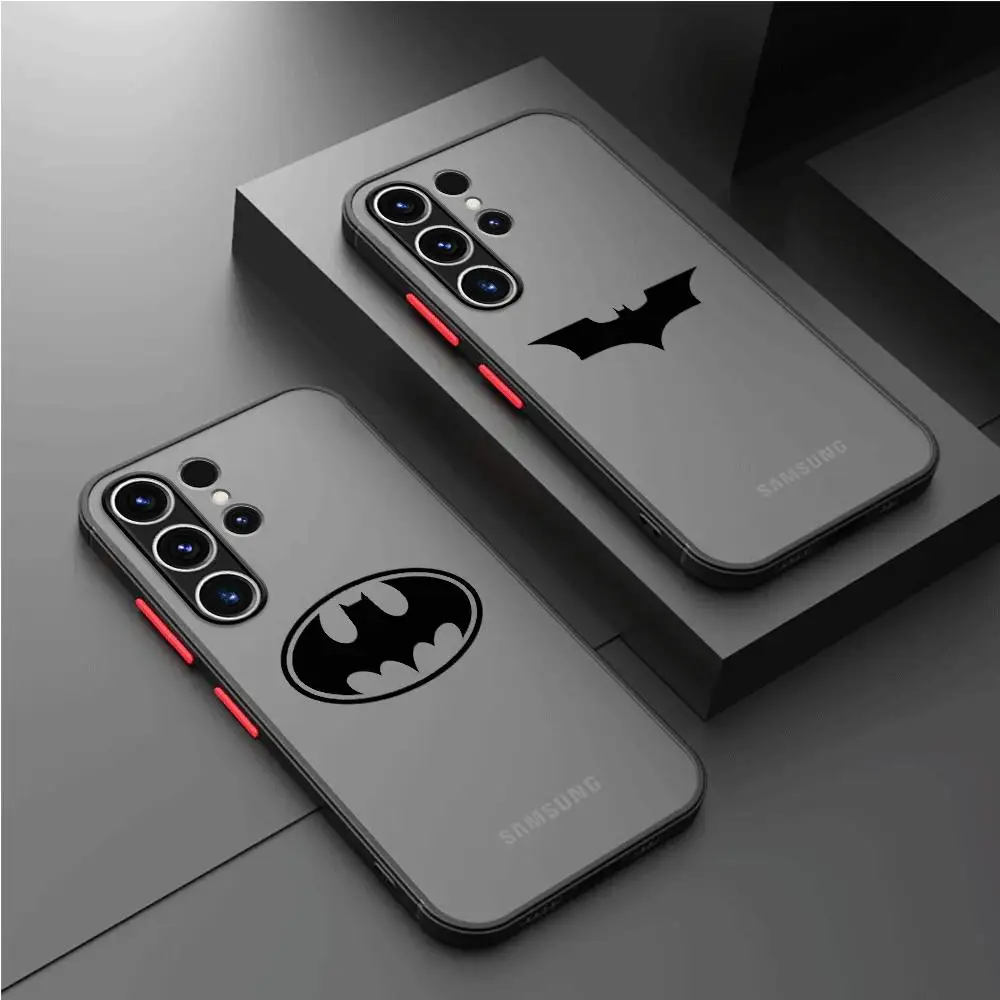 Phone for Samsung Galaxy S10 Plus S9 S23 Ultra S20 Ultra S22 Plus S23 FE S21 FE Super Batman Logo Cover