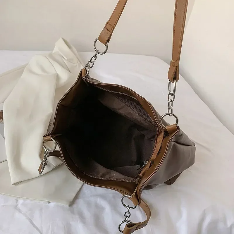 جديد إمرأة حمل الحقائب فتاة حقيبة كتف بولي Leather جلدية سعة كبيرة Crossbody موضة بلون طلاب الجامعات حزمة تحت الإبط