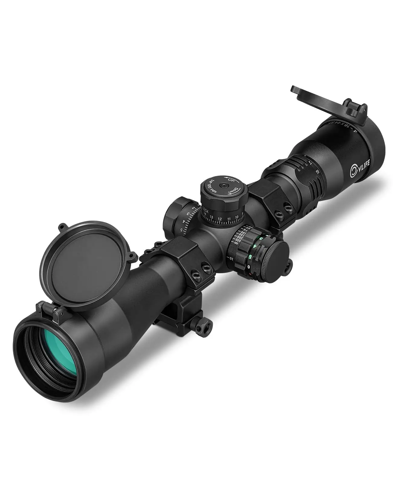 

EagleFeather 4-16X44 Side Focus Parallax Rifle Scope Illuminated Mil-Dot Reticle 30mm Tube Long Range Second Focal Plane Riflesc