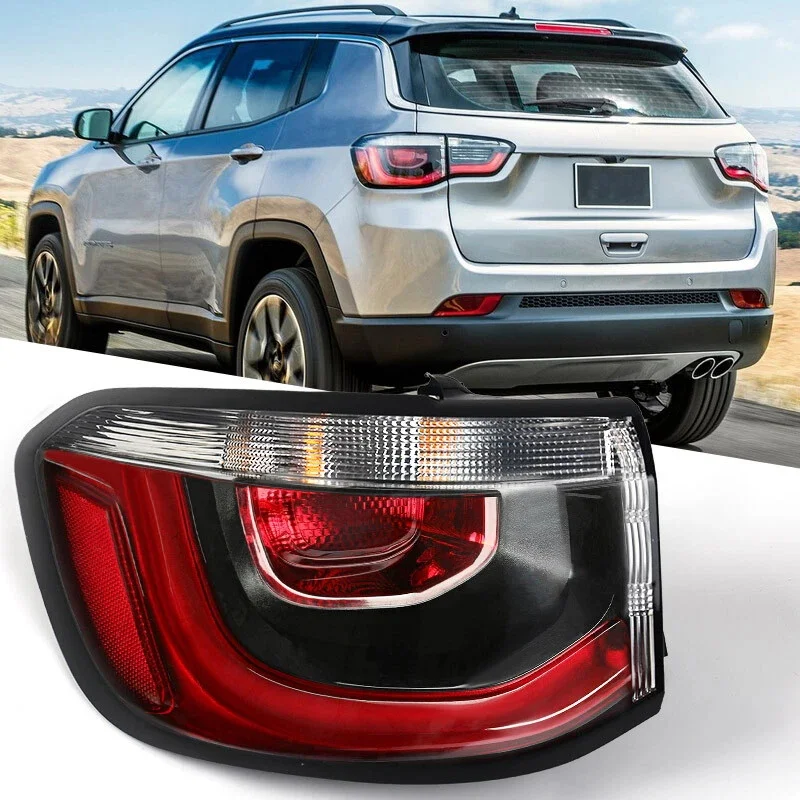 Left Right Driver Side Outer Rear Tail Light Turn Signal Brake Lamp For Jeep Compass 2017 2018 2019 2020 55112681AF 55112680AF