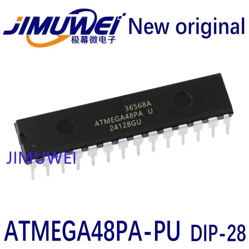 ATMEGA48PA-PU DIP-28 Direct insertion 8-bit microcontroller 100%New and Original