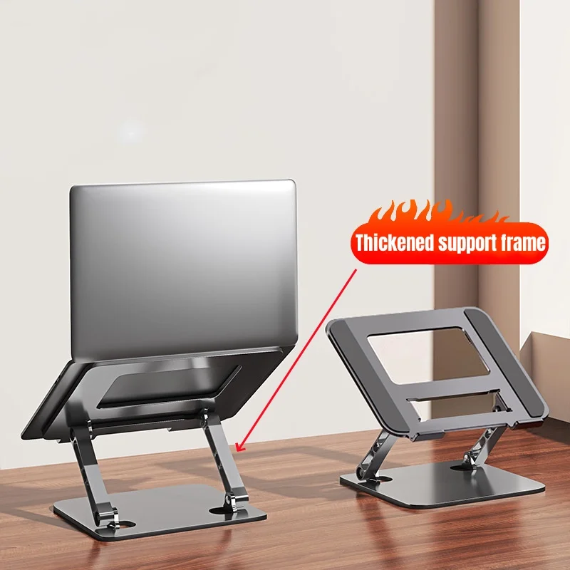 High Quality Aluminum Alloy Laptop Stand Holder Portable Notebook Stand Foldable 10-17Inch Mac-book Air Pro Computer Bracket