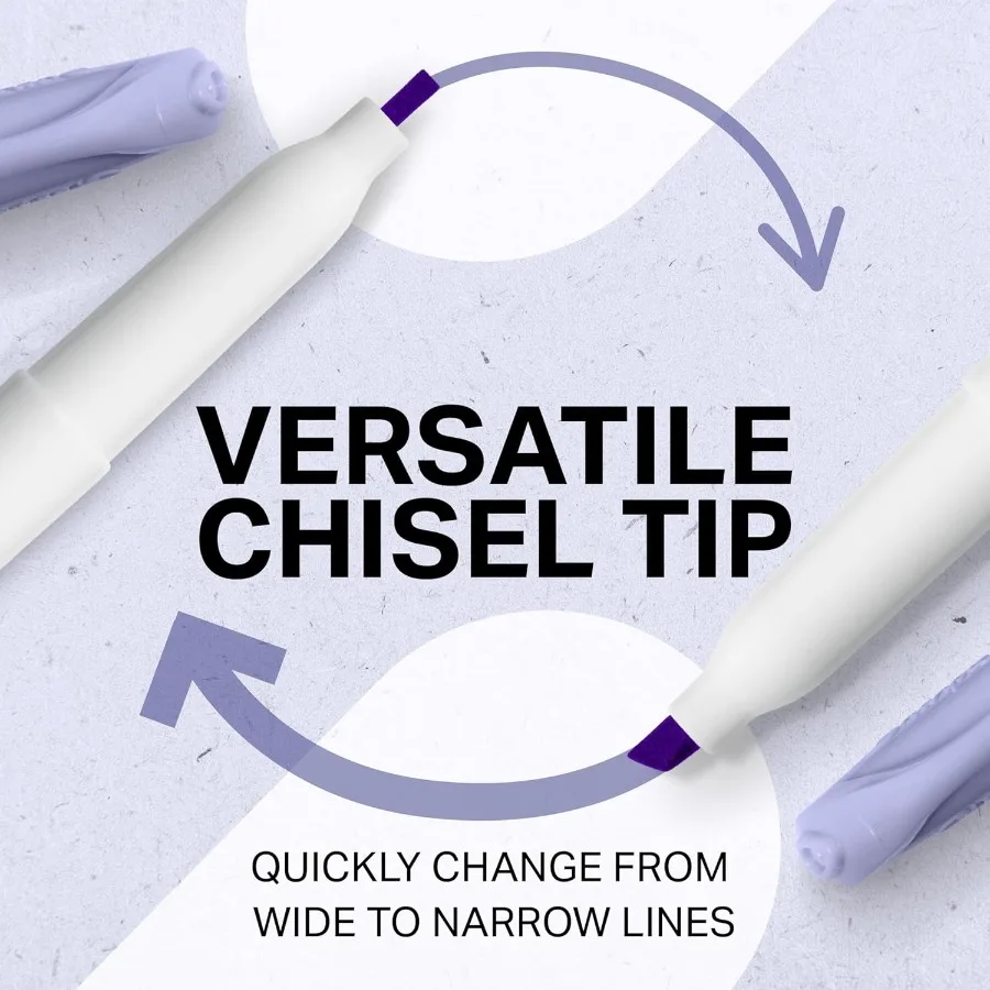 شاربي S-Note علامات إبداعية باستيل فسفورية مجموعة أقلام تلوين ألوان متنوعة إزميل طرف 24 عدد مثالي للمنزل المدرسي #4