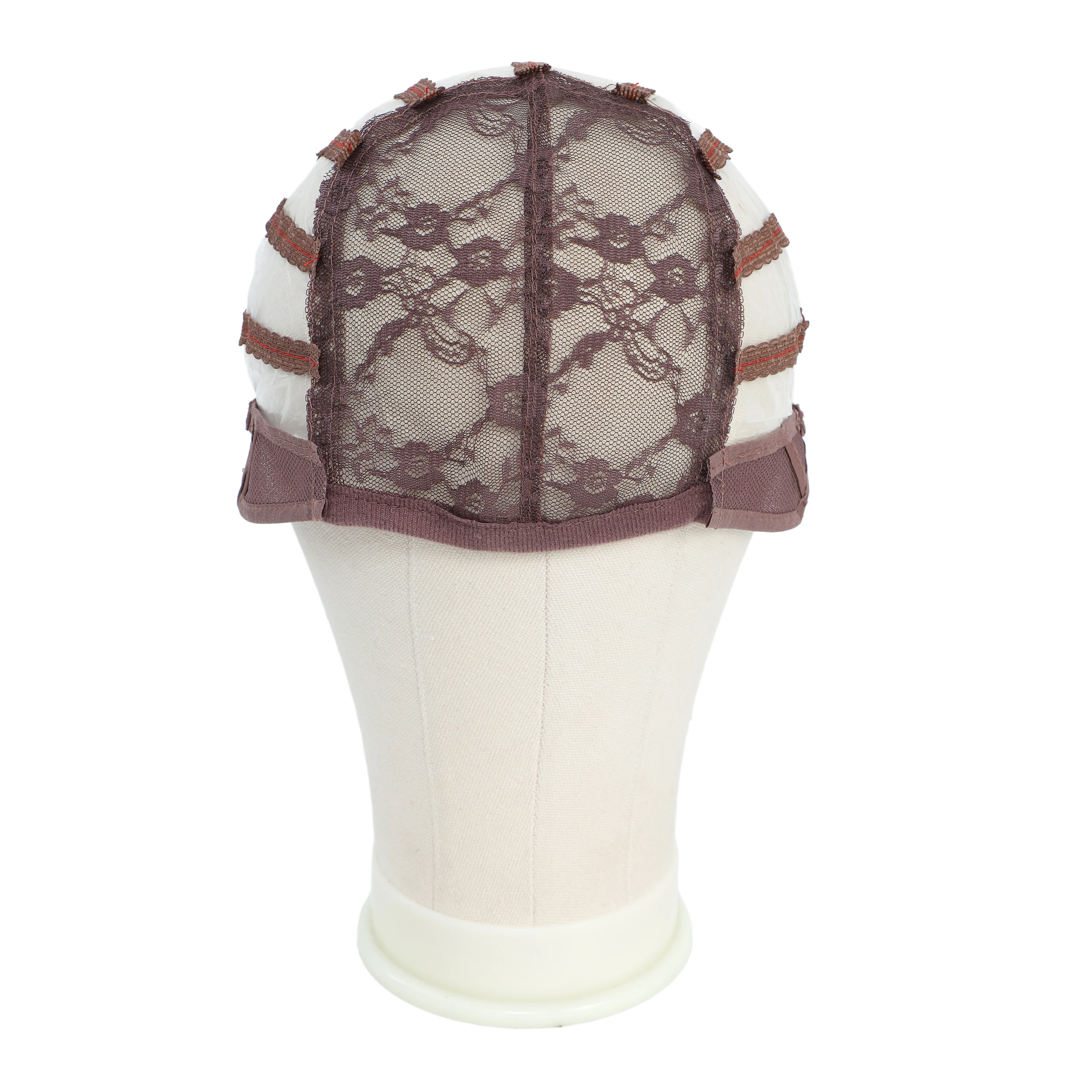 5pcs/lot Wig Caps for Making Wigs with Elastic Band on the Back Easy Weaving Ventilated Wig Caps with Plastic