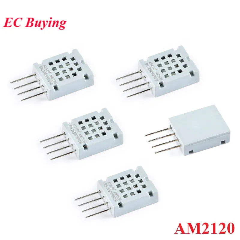 10pcs/1pc AM2120 Capacitive Digital Temperature and Humidity Sensor Module Composite Measurement Signal Single Wire Bus Output