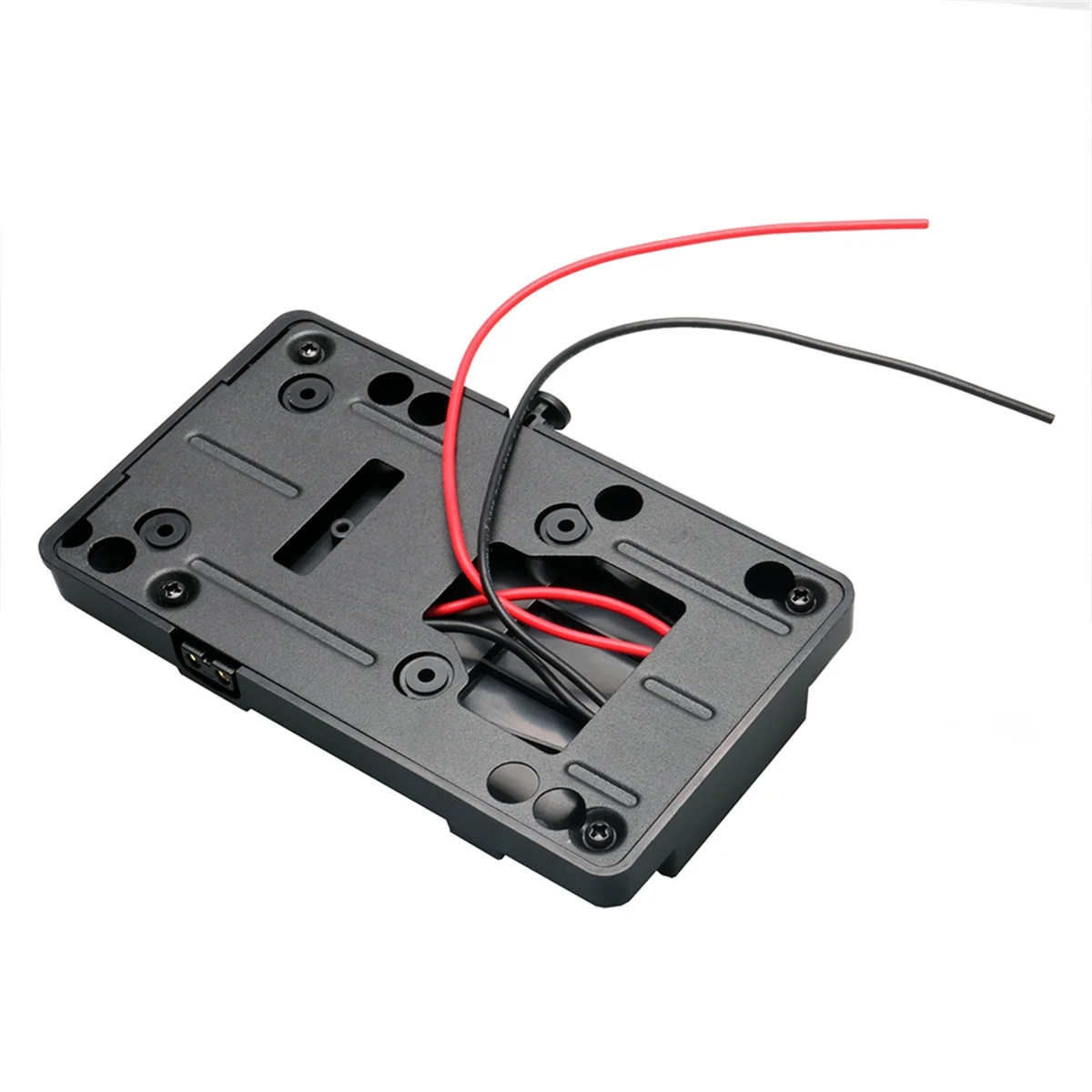 

FUFU V Mount Battery Plate V-Lock Mount Battery Plate for V Shape Battery Power Supply Splitter DSLR Cameras Camcorders
