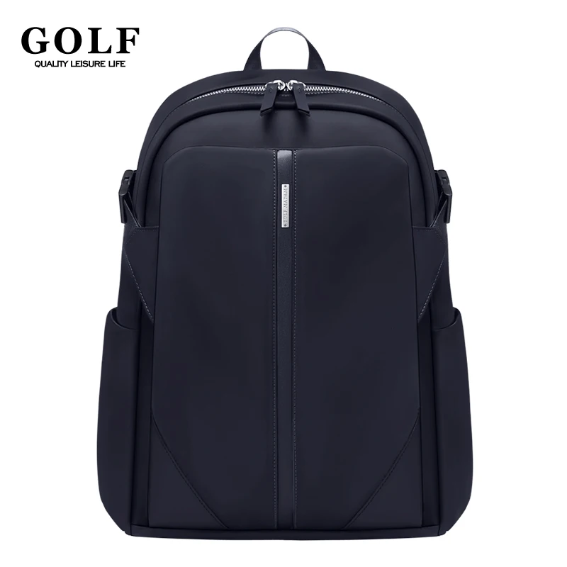 GOLF Navy Blue Backpack for Women Minimalist Back Pack Laptop 15 Inch Computer Water Resistant Bag Large Capacity Female Bags