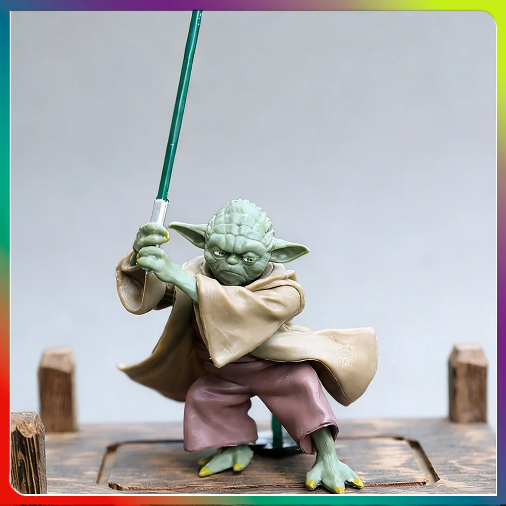 Star Wars Mandalorian Master YODA mit Schwert Actionfigur Spielzeug