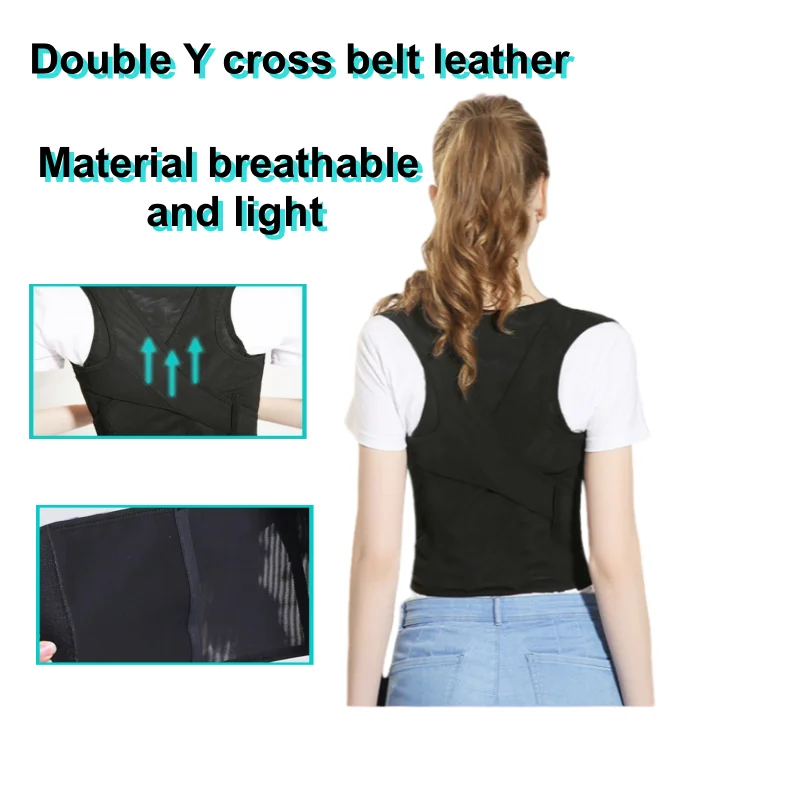 Adjustable Back Posture Corrector Humback Blet Lumbar Brace Spine Back Shoulder Support Corrector For Man Woman