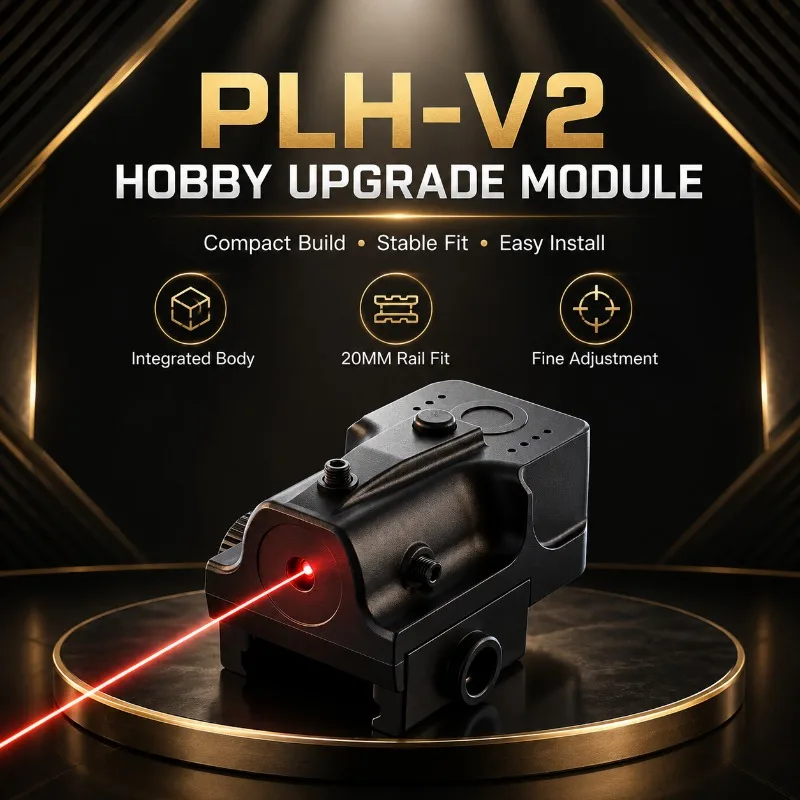 Multi‑Purpose Hobby DIY Red‑Dot Component, Secure‑Lock Positioning Module Fits Different 20mm Hobby Rails