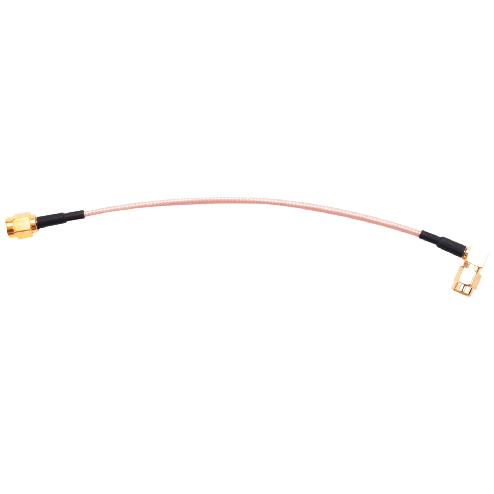 Cable flexible de puente de enchufe macho de ángulo recto SMA macho a SMA de 6" RG316_N22R