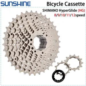Sunshine-Cassete from the road bike to Shimano HG, 8, 9, 10, 11, 12 speeds, 23 t, 28 t, 32 t, 34 t, 36t, k7, 8v, 9v, 10v, 11v, 12v 10 Main Sales Cassette 11V - №5
