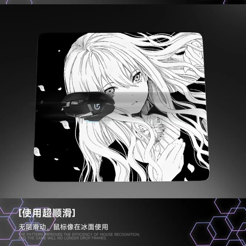 Photovoltaic Glass Mouse Pad Tempered Smooth FPS Esports  3.2mm Large Gaming Desk Pad Customizable Pattern Gamer Accessories