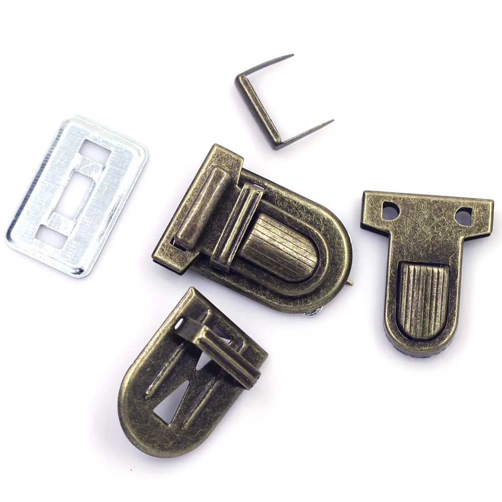 Press Locks Clasps Metal T Shape Frame For Coins Purse Bag Handle DIY Accessories 34x25mm High Quality