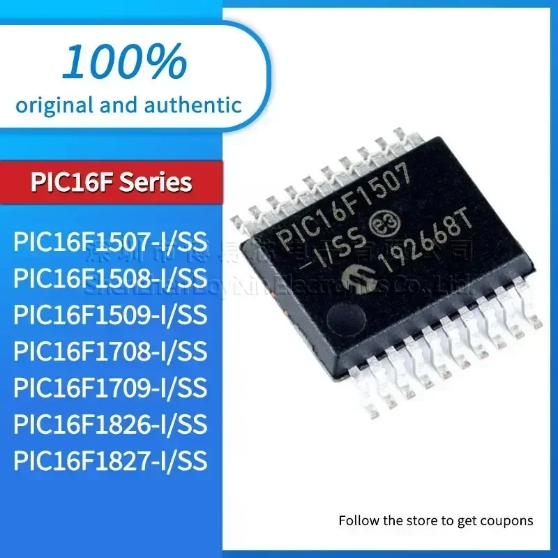 

PIC16F1827 PIC16F1826 PIC16F1709 PIC16F1708 PIC16F1509 PIC16F1508 PIC16F1507-I/SS совершенно новая версия