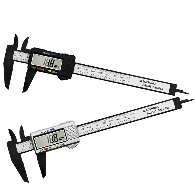 150mm Electronic Digital Caliper Carbon Fiber Dial Vernier Caliper Gauge Pachometer Digital Micrometer Measuring Tools