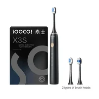 SOOCAS X3S cepillo de dientes eléctrico sónico inteligente para adultos IPX8 resistente al agua 180 días de duración de la batería cabezales de cepillo de dientes de nube suave ultrasónico