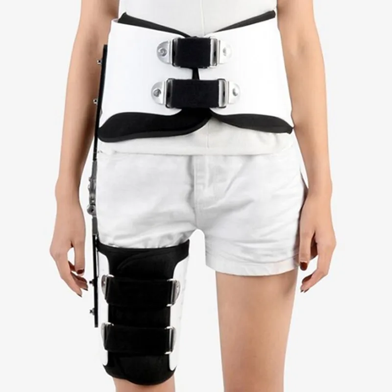 Hip Fixation Brace Orthosis Extension Stent Thigh Fractures Corrective Protective Gear Support Fit Waist Size Max 114CM