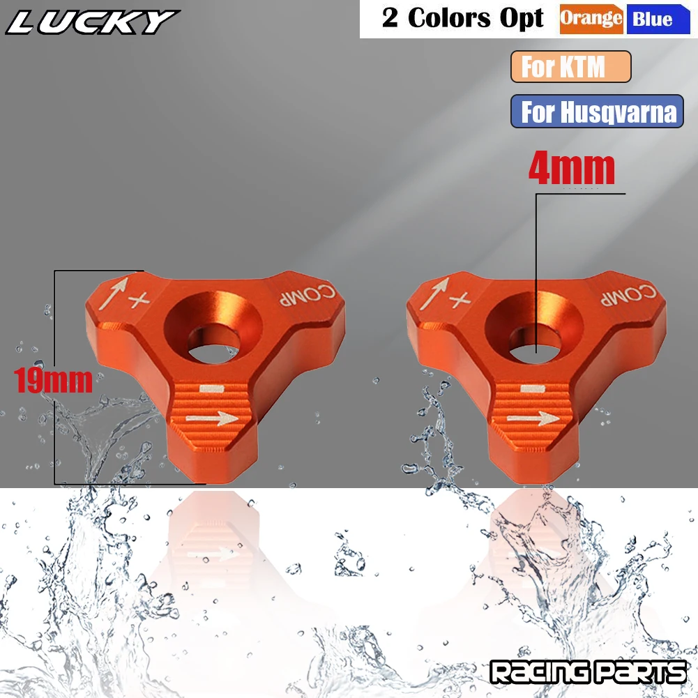 Motorcycle 48mm Front Shock Absorber Fork Knob Adjuster Bolt For KTM Husqvarna EXC SX SXF XCW XCF EXCF EXCR 125-525 ENDURO