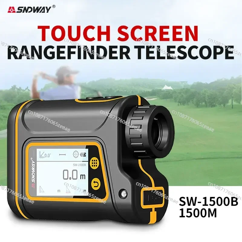 SNDWAY Laser Rangefinder Telescope Hunting Outdoor Professional Golf Range Finder Roulette Tape Measure Distance Meter Monocular