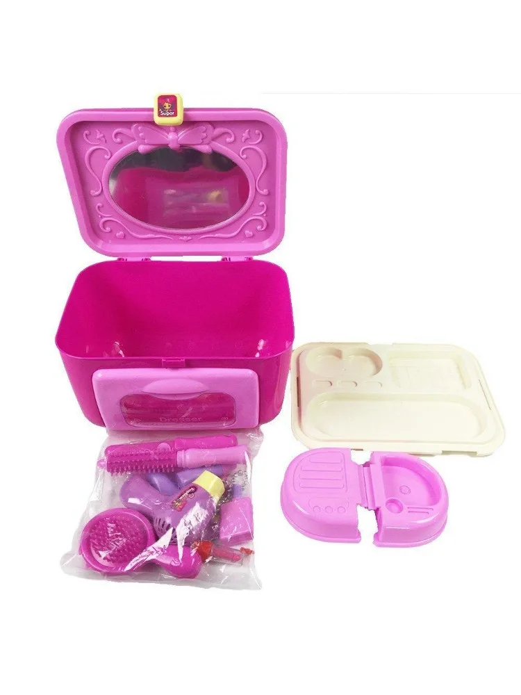 Ensemble de jouets de beauté pour filles, coiffeur, jeu de simulation, mode