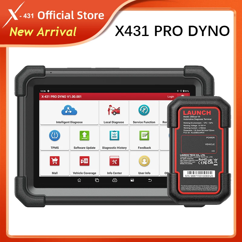 NEW X-431 Launch X431 PRO DYNO Car Diagnostic Tools Automotive Diagnosis OBD Auto Diagnostics Scanner OBD2 Scan Diagnost