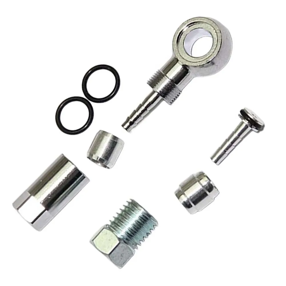 Silver Color Hydraulic Hose Fitting for banjo Unit Kit for Bike Bicycle For Formula for rx The Made of Metal (79 characters)