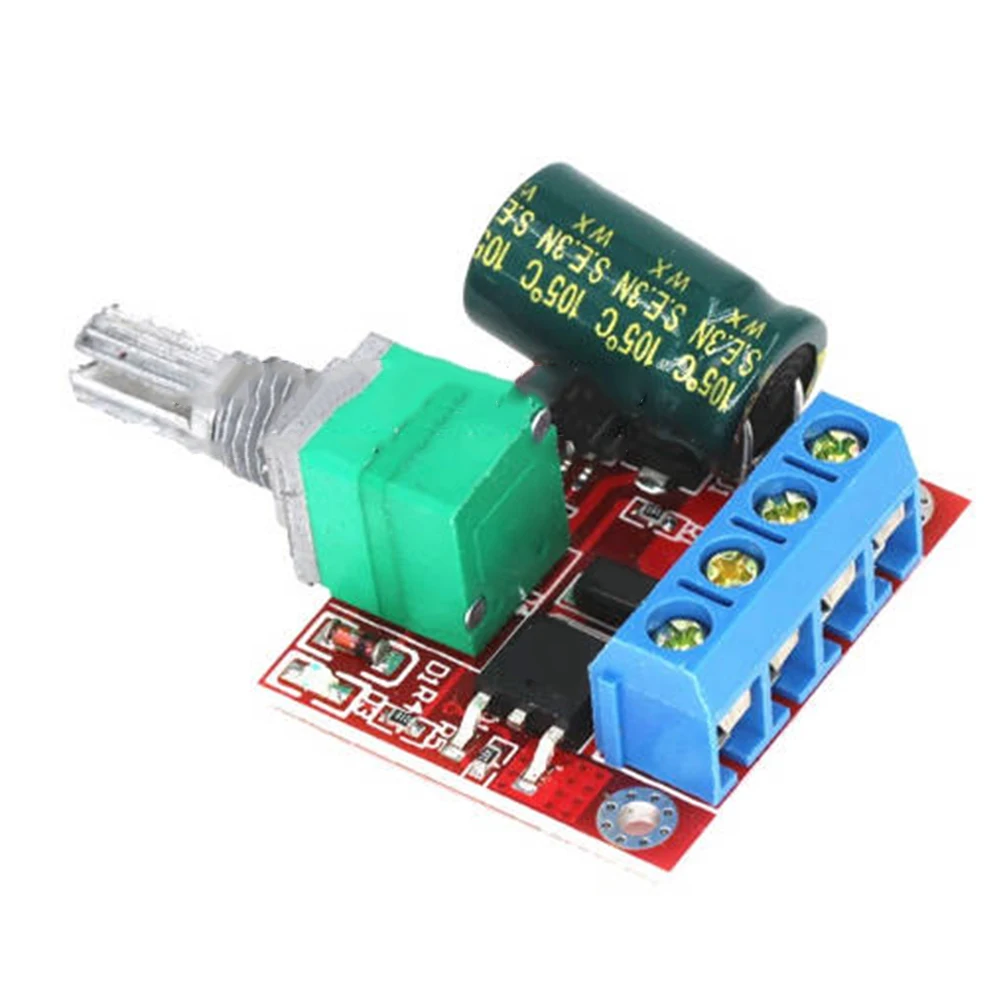 ตัวควบคุมที่ใช้งานได้จริงแบบใหม่ความเร็ว30x30x30มม. ปรับได้สำหรับจอ DC PWM จอ DC ผิวนอกพลาสติกคุณภาพ