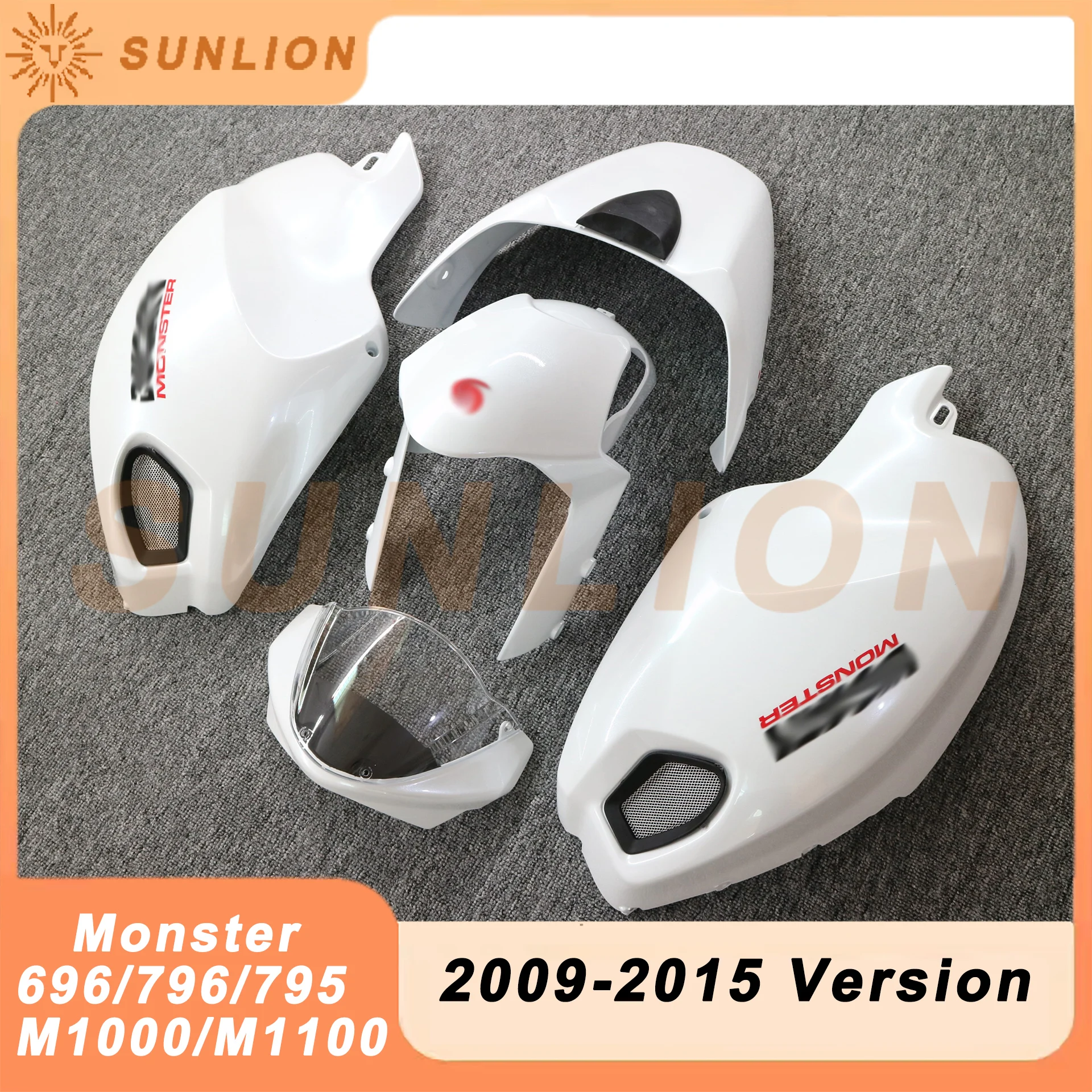 Motorcycle Full Body Fairings Part Kits For DUCATI Monster 696 / 796 / 1100 / M1100 / EVO 2009 - 2015 Fairing