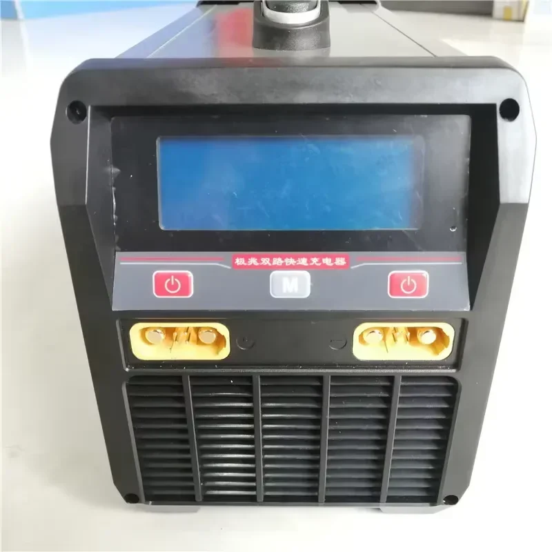 OKCELL Dual Channel Smart Balance Charger 12S 14S LiPo LiHV Battery Charger 25A 40A 55A for Agricultural UAV Power System