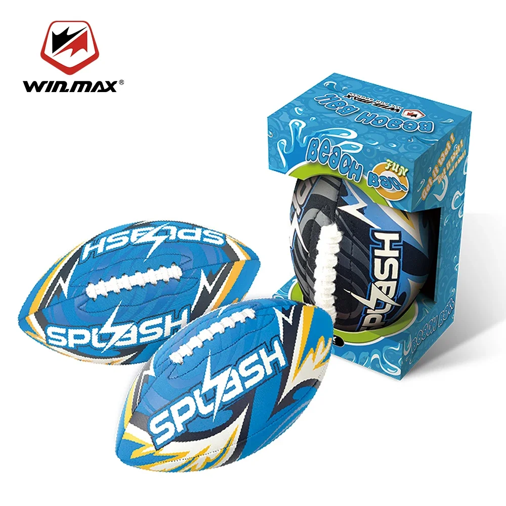 WIN.MAX-American Polyester Rugby Ball, Bola de Futebol Americano, Crianças Sports Match, Treinamento Padrão, Street Size