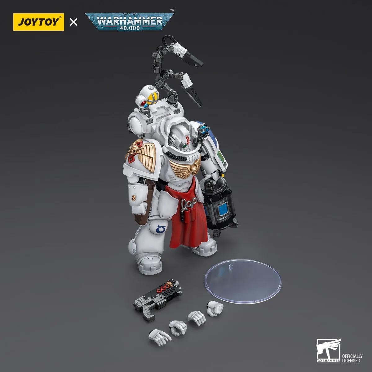 JOYTOY Warhammer 40K figurines 1/18 Ultramarines apotécaire Biologis modèle jouet garçon cadeaux 3.75 pouces