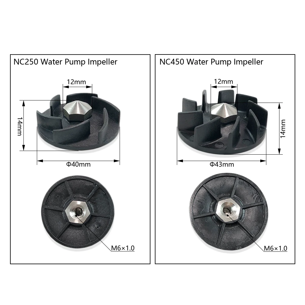 Water Pump Impeller For MOTOLAND AVANTIS ENDURO BRZ MOTAX KAYO BSE ZONGSHEN NC 250CC 450CC Engine Accessories Wheel Screw Cover