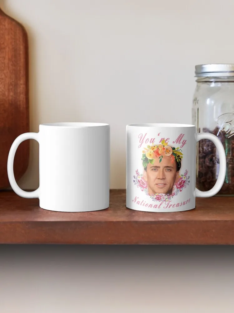 Nicolas Cage Ceramics Coffee Mugs, Tea Cup, Milk Cups Gifts, Drinkware, Coffee Mug, You're My National Treasure