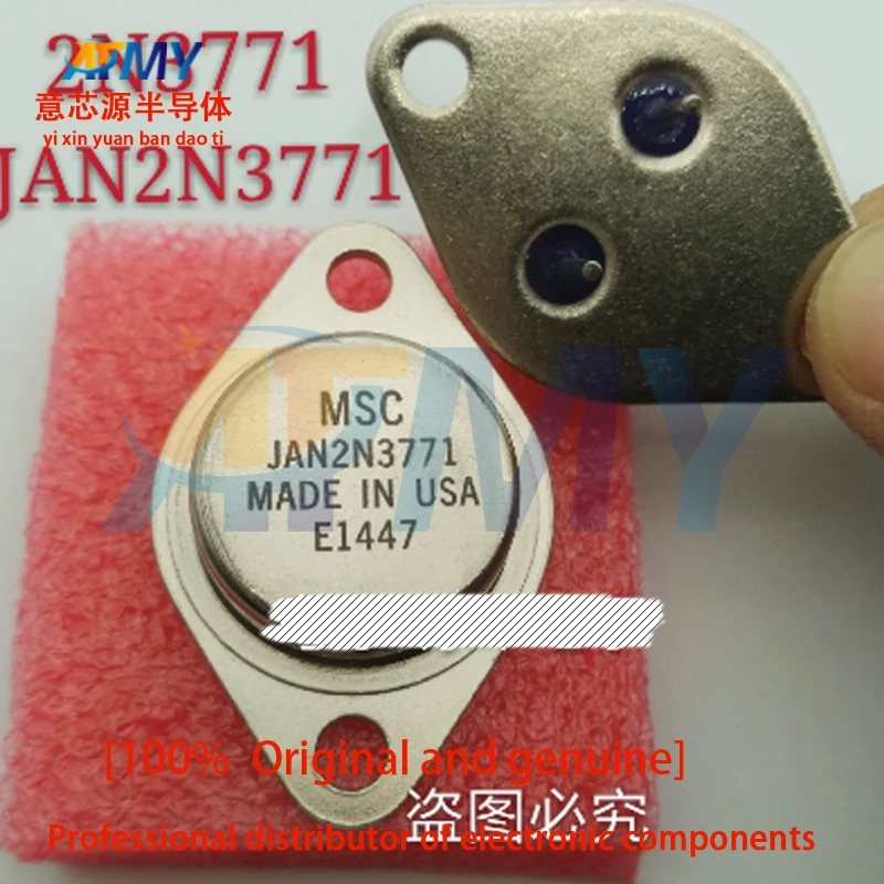 

4piece 2N3771 imported brand new gold seal transistor TO-3 iron cap tube